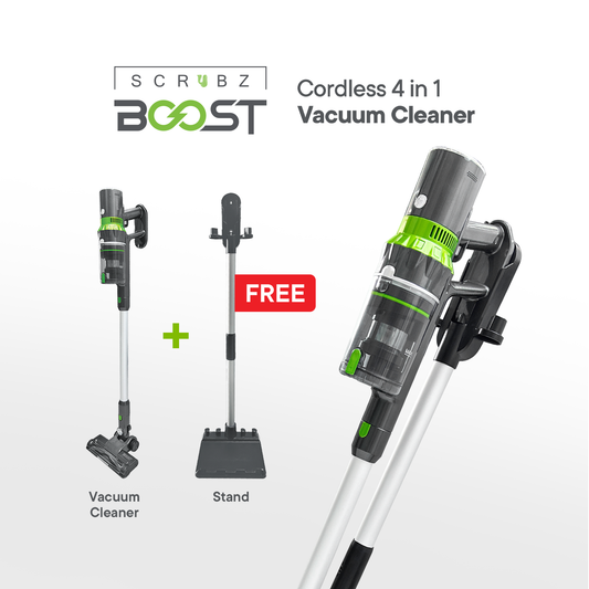 SCRUBZ 4 in 1 Cordless Vacuum Cleaner with Stand