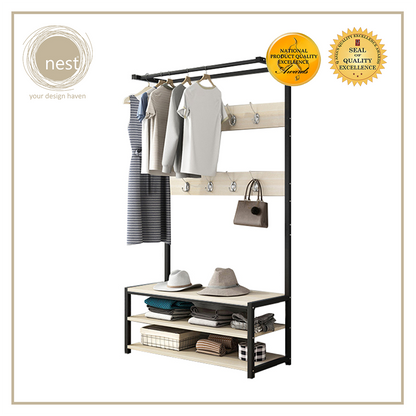 Nest Design Lab Premium Garment Shelf Rack