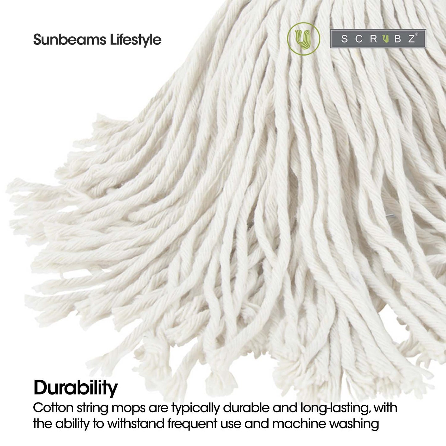 SCRUBZ Premium Cotton String Mop