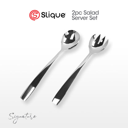 SLIQUE Cutlery Set Stainless Steel Spoon | Fork | Tea Spoon | Knife | Ice Server | Ladle | Serving Spoon & Fork | Salad & Cake Server | Cake Fork | Ice Server