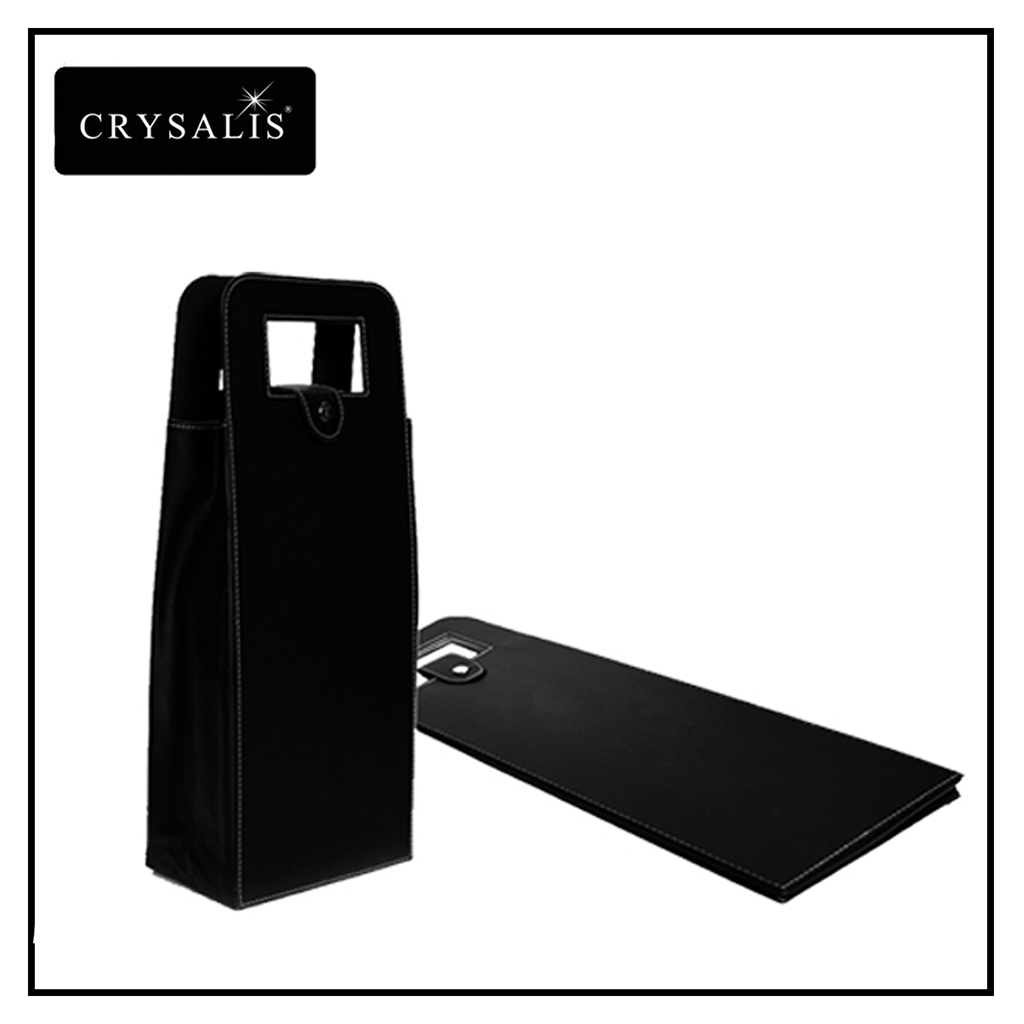 CRYSALIS Premium Wine Bag with Handle for 2 Bottle