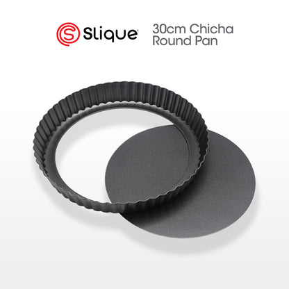 SLIQUE Premium Non-Stick Chicha Pan Oven Safe 30x30x2cm