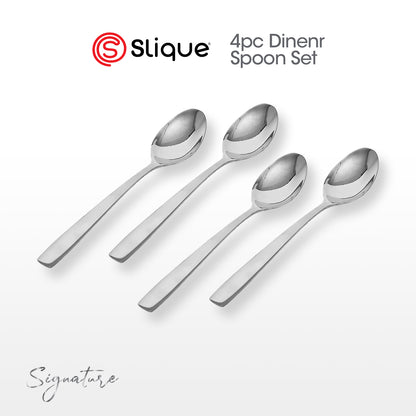 SLIQUE Cutlery Set Stainless Steel Spoon | Fork | Tea Spoon | Knife | Ice Server | Ladle | Serving Spoon & Fork | Salad & Cake Server | Cake Fork | Ice Server