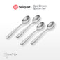 SLIQUE Cutlery Set Stainless Steel Spoon | Fork | Tea Spoon | Knife | Ice Server | Ladle | Serving Spoon & Fork | Salad & Cake Server | Cake Fork | Ice Server