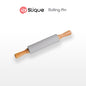 SLIQUE Premium Wood + Silicone Rolling Pin