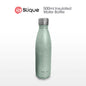 SLIQUE Stainless Steel Glitter Finish Insulated Water Bottle 500ml (Green)