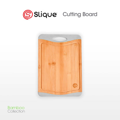 SLIQUE Wooden Cutting Board Gray | Bamboo