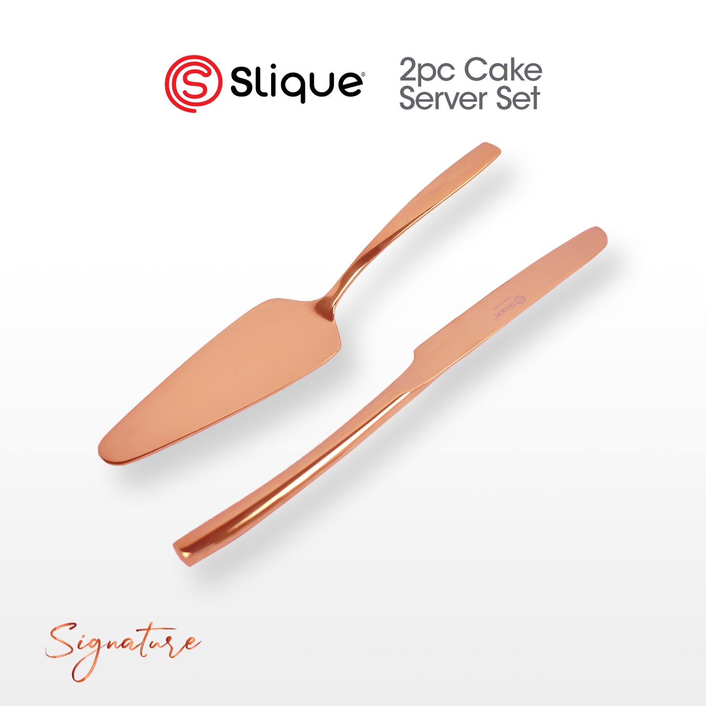 SLIQUE Cutlery Set Stainless Steel Spoon | Fork | Tea Spoon | Knife | Ice Server | Ladle | Serving Spoon & Fork | Salad & Cake Server | Cake Fork | Ice Server