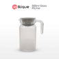 SLIQUE Premium Glass Pitcher w/ Grey Lid 1800 ml, Diamond Collection