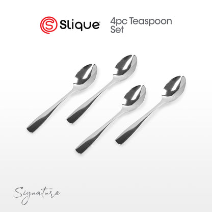 SLIQUE Cutlery Set Stainless Steel Spoon | Fork | Tea Spoon | Knife | Ice Server | Ladle | Serving Spoon & Fork | Salad & Cake Server | Cake Fork | Ice Server