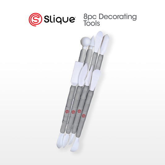 SLIQUE Premium Cake, Cupcake Decorating, Sculpting & Shaping Tool  Set of 8