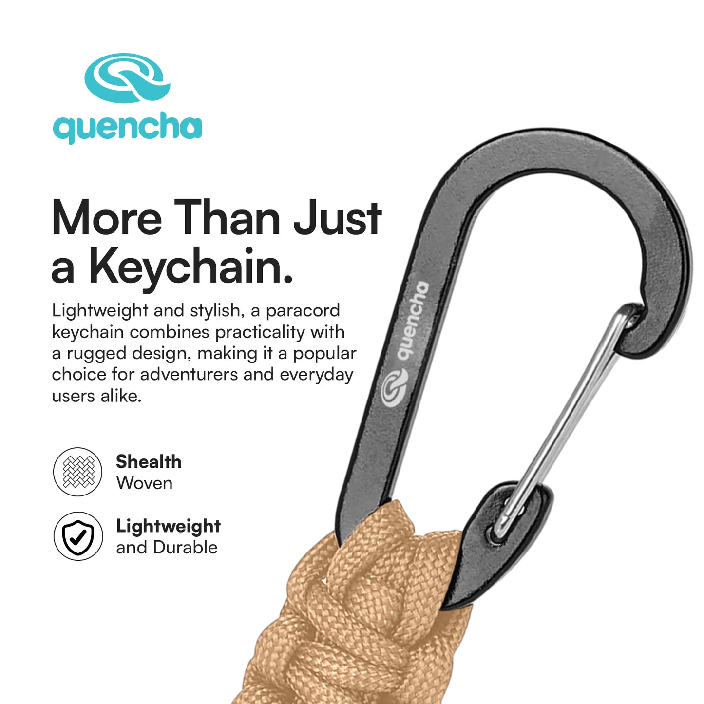 Quencha Paracord Keychain