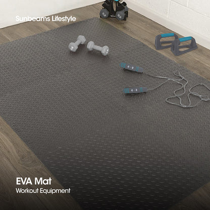 FITSPIRE Premium EVA Interlocking Mat w/o Edges Set of 4