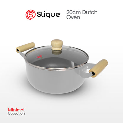 SLIQUE Premium Dutch Oven Pan 20/24cm Minimal Collection