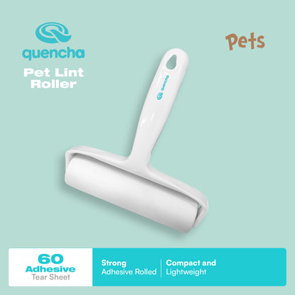 Quencha 60-Sheet Pet Hair Remover Roller