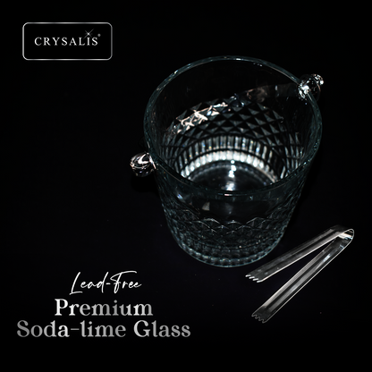 CRYSALIS Royalty Glass Ice Bucket 1000ml