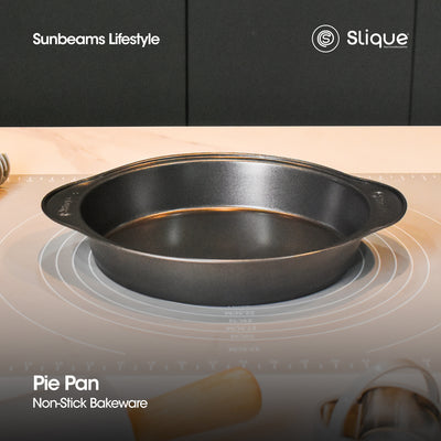 SLIQUE Premium Non-Stick Pie Pan Oven Safe