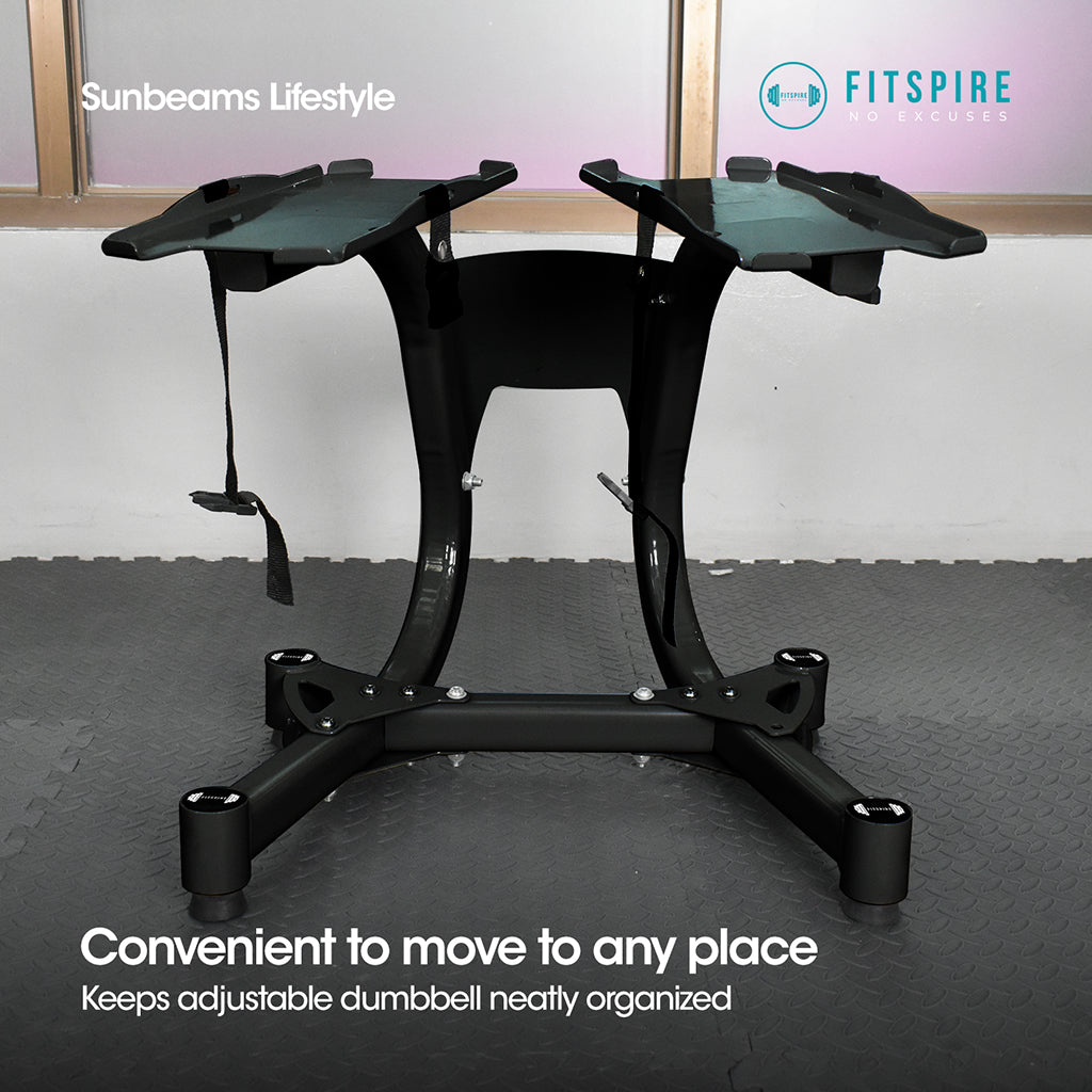 FITSPIRE Iron Dumbbell Stand Rack