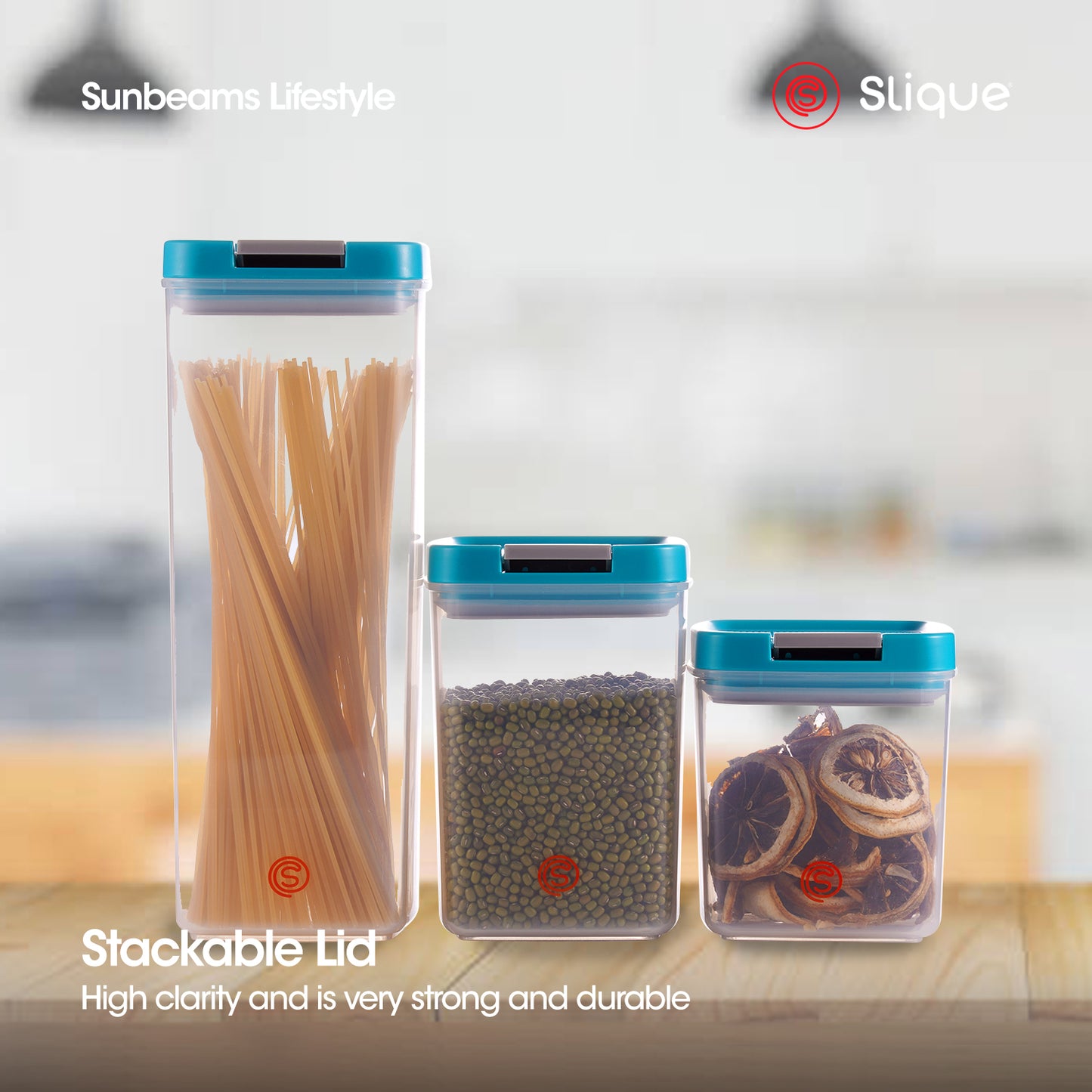 SLIQUE Storage Jar [Set of 3]