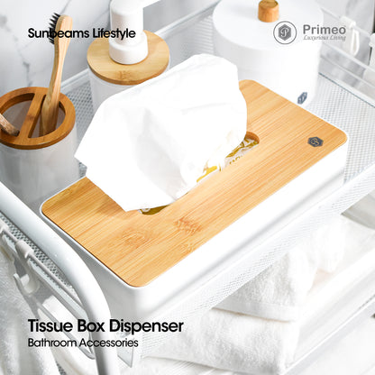 PRIMEO Premium Bamboo Tissue Box