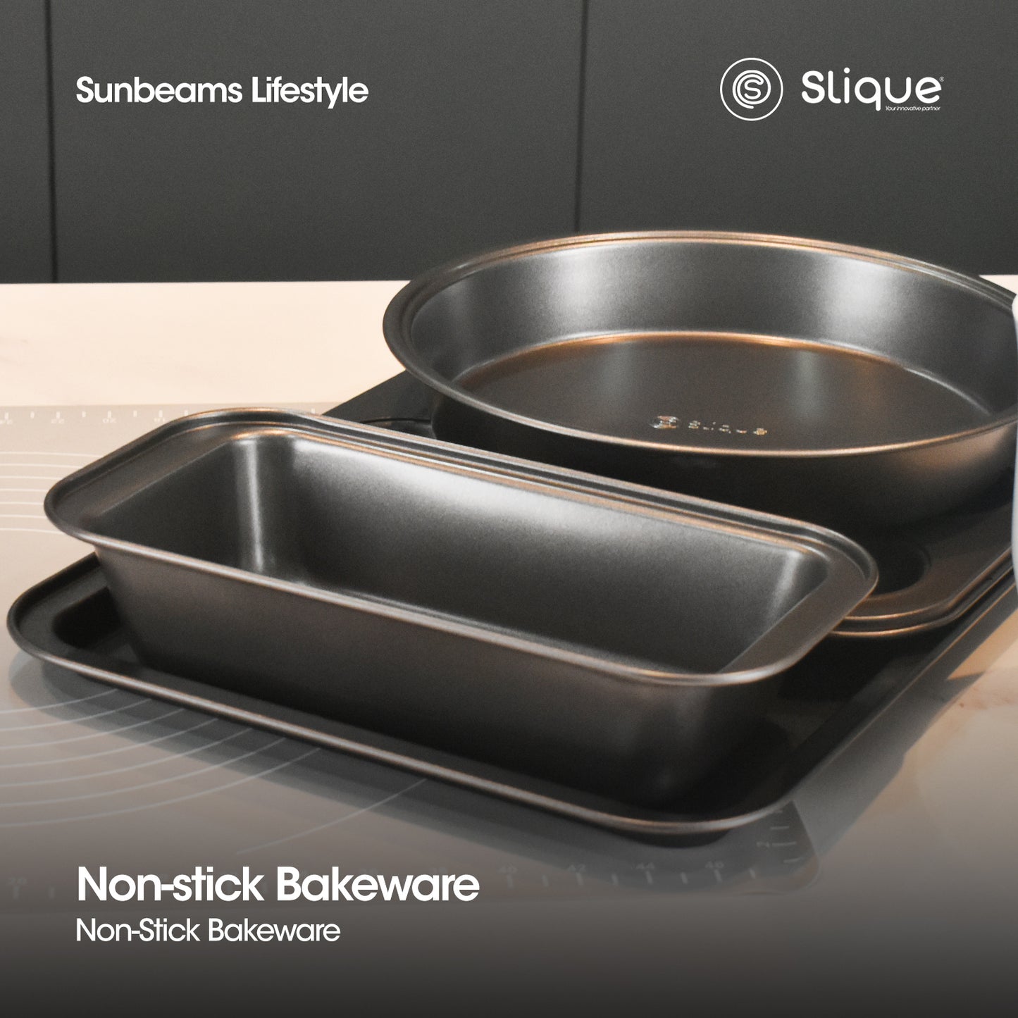 SLIQUE Premium Non-Stick Cookie Sheet (Large)