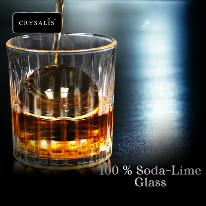 CRYSALIS Royalty Rock Glass 4pcs Set