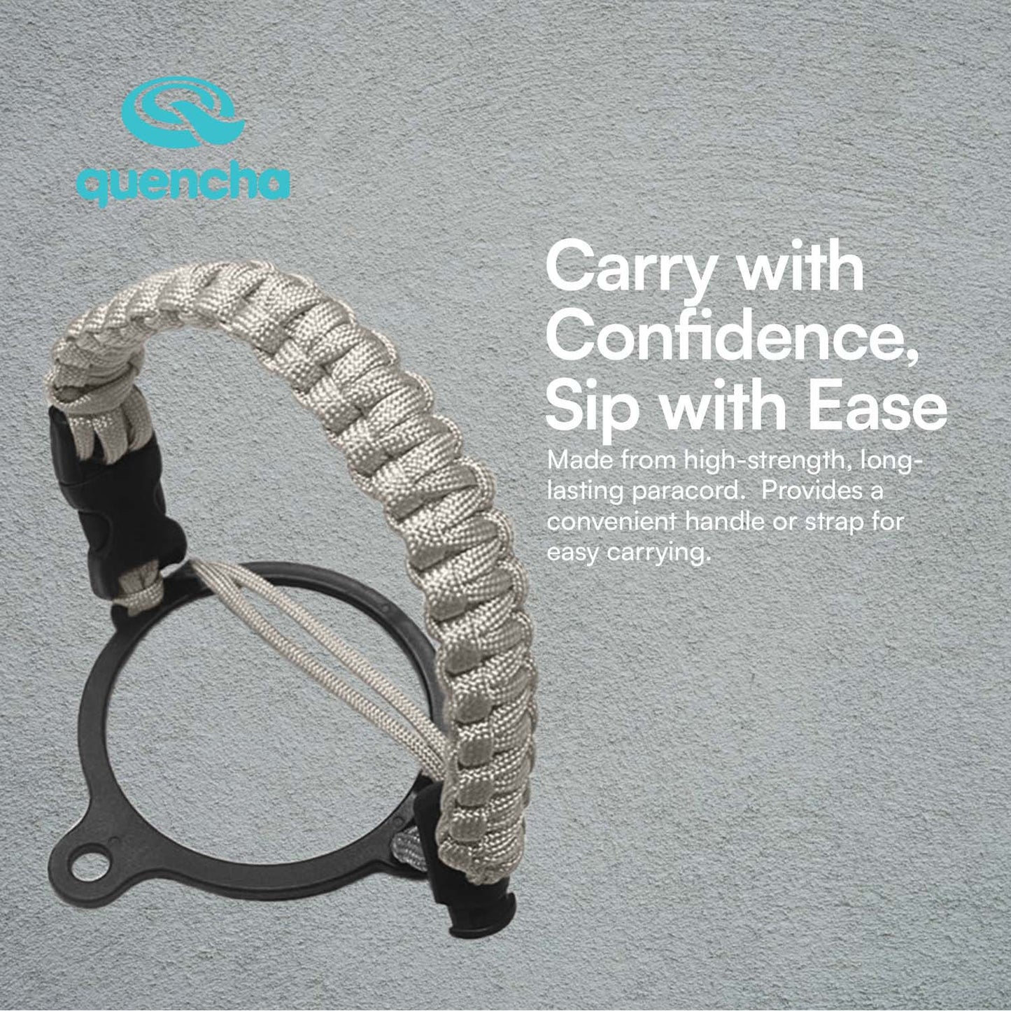 Quencha Paracord Handle for 18oz & 37oz Tumblers