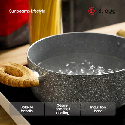 SLIQUE Premium Marble Dutch Oven 24cm