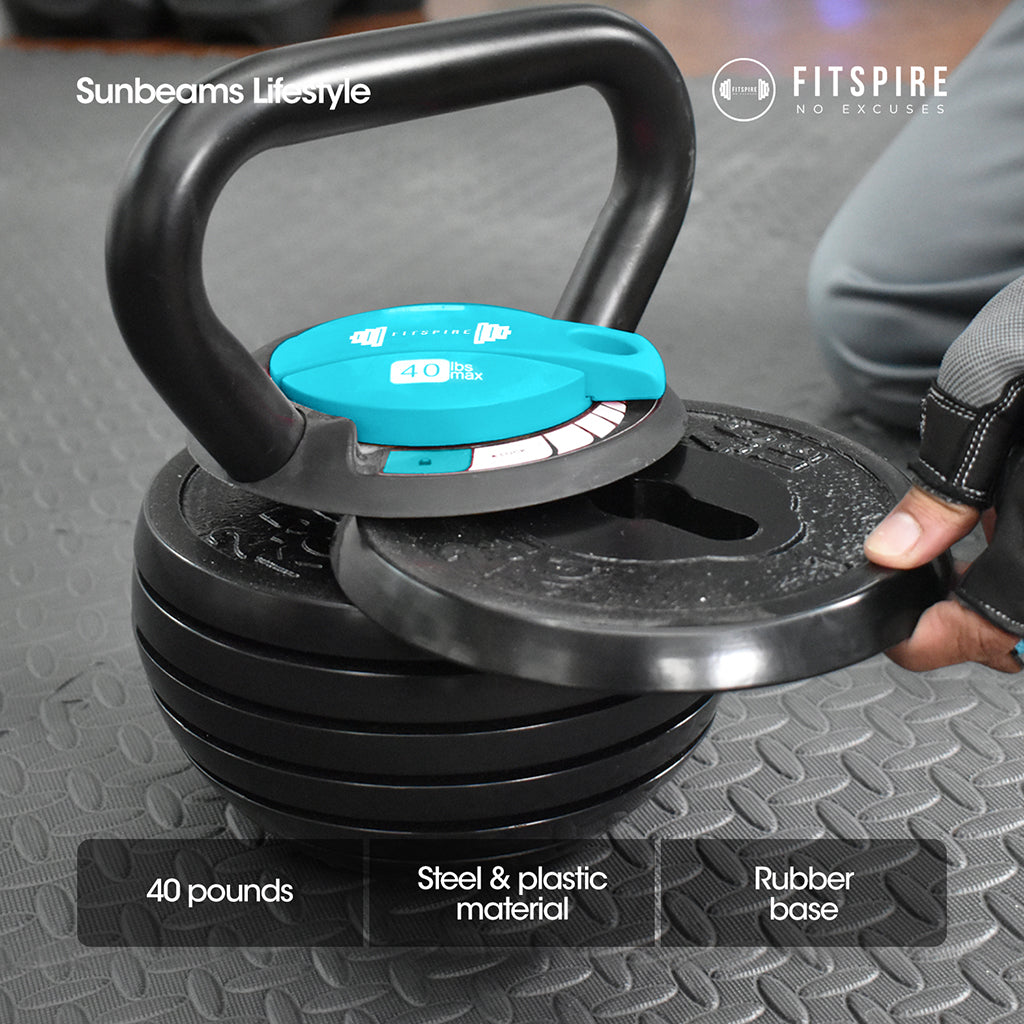 FITSPIRE Adjustable Kettlebell Steel