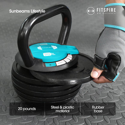 FITSPIRE Adjustable Kettlebell Steel