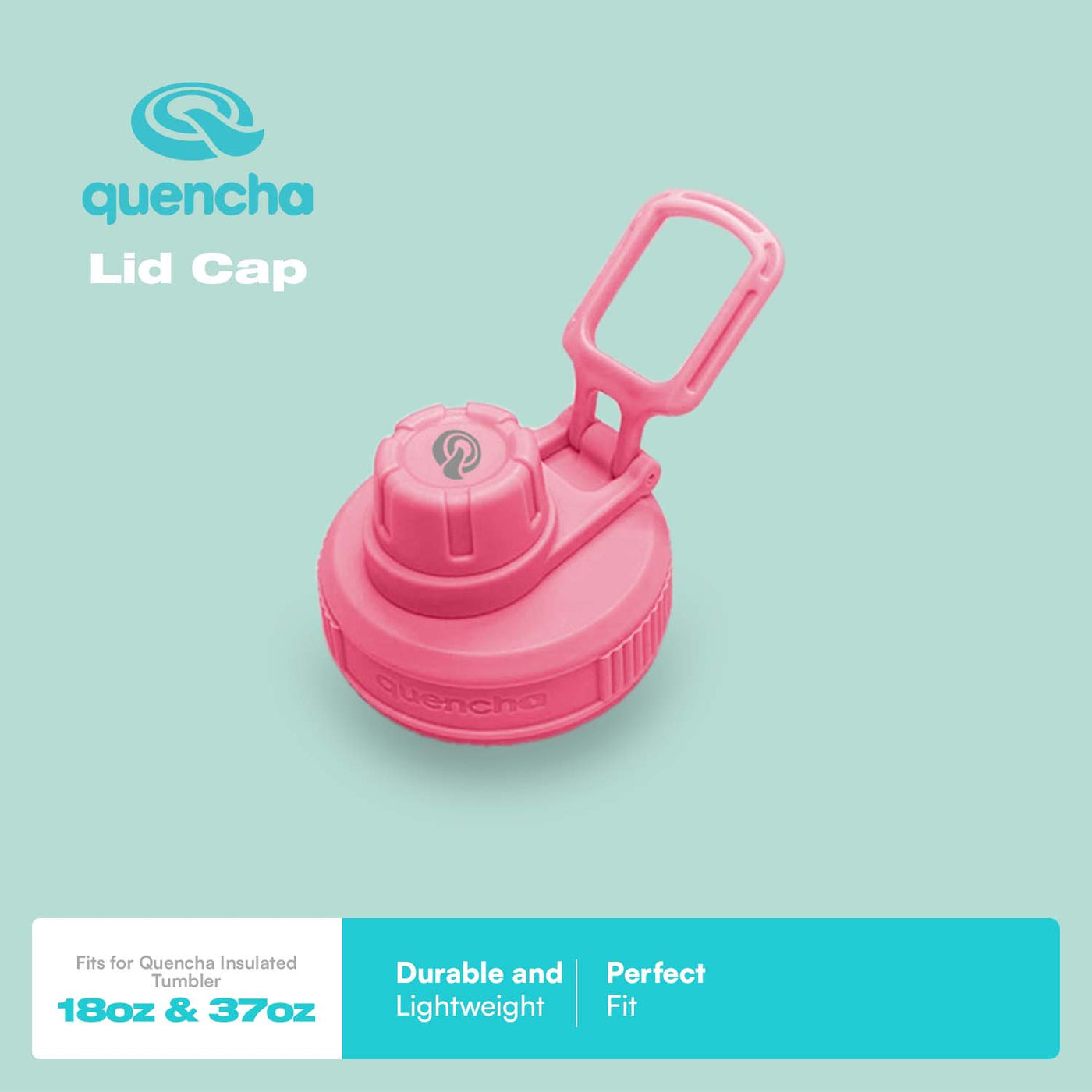 Quencha Lid Cap for 18oz & 37oz Tumblers