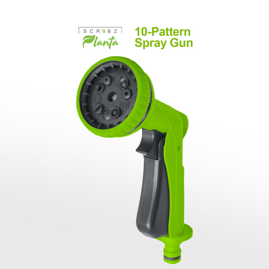 SCRUBZ Planta Garden Hose Nozzle Spray Gun, Soft Grip,  Garden Tools, For Watering Plants, Carwash