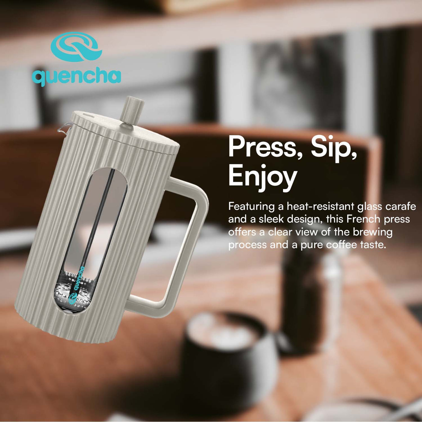 Quencha 350ml French Coffee Press