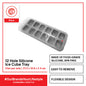 Slique Ice Cube Maker Tray with Lid 12 & 24 Ice Cube Holes