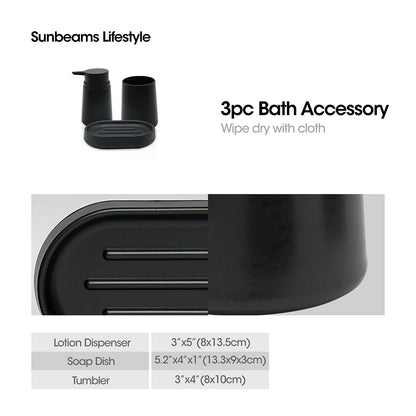 PRIMEO 3-pieces Bathroom Set