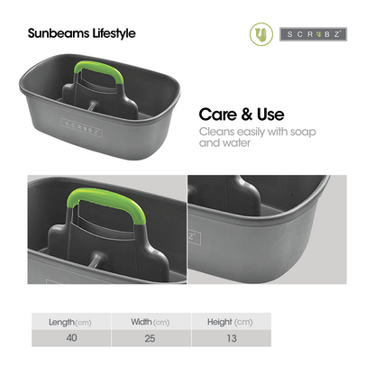 SCRUBZ Premium Storage Caddy Box Organizer