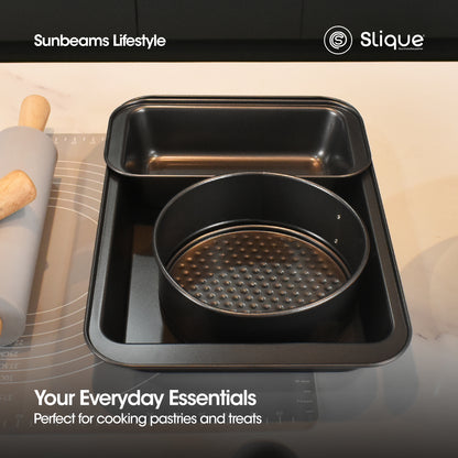 SLIQUE Premium Non-Stick Pan Set of 3