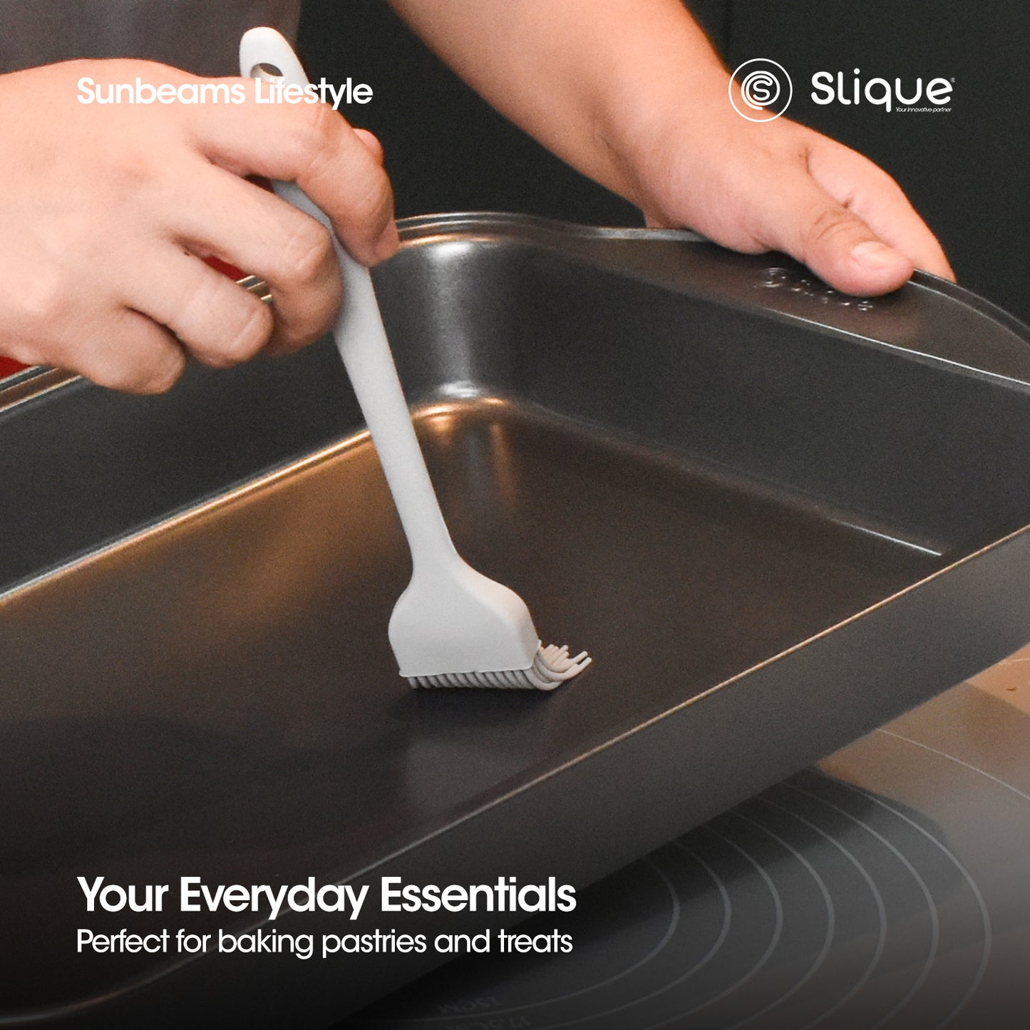 SLIQUE Premium Non-Stick Pie Pan Oven Safe