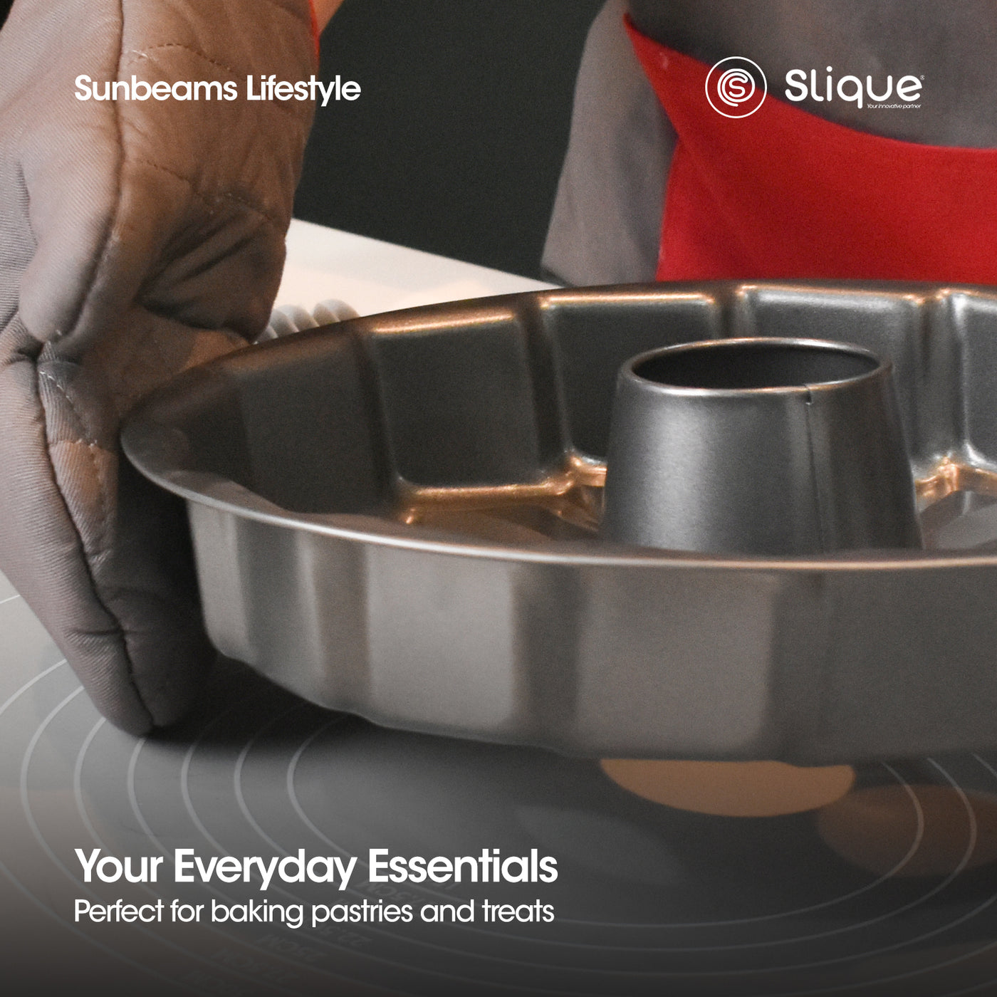 SLIQUE Premium Non-stick Roast Tin Molder, Chicha Pan Molder, Baking Pan