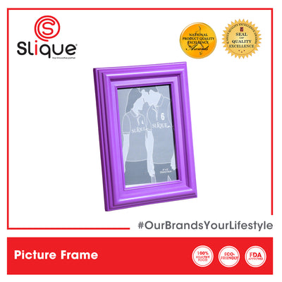SLIQUE Premium Purple Picture Frame 4x6inches Photo Frame