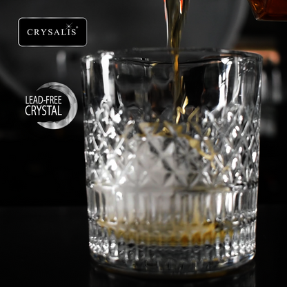 CRYSALIS Royalty Rock Glass 4pcs Set