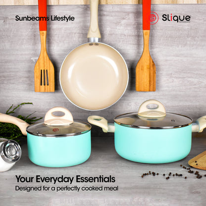 SLIQUE Premium Ceramic Sauce Pan 16cm/18cm