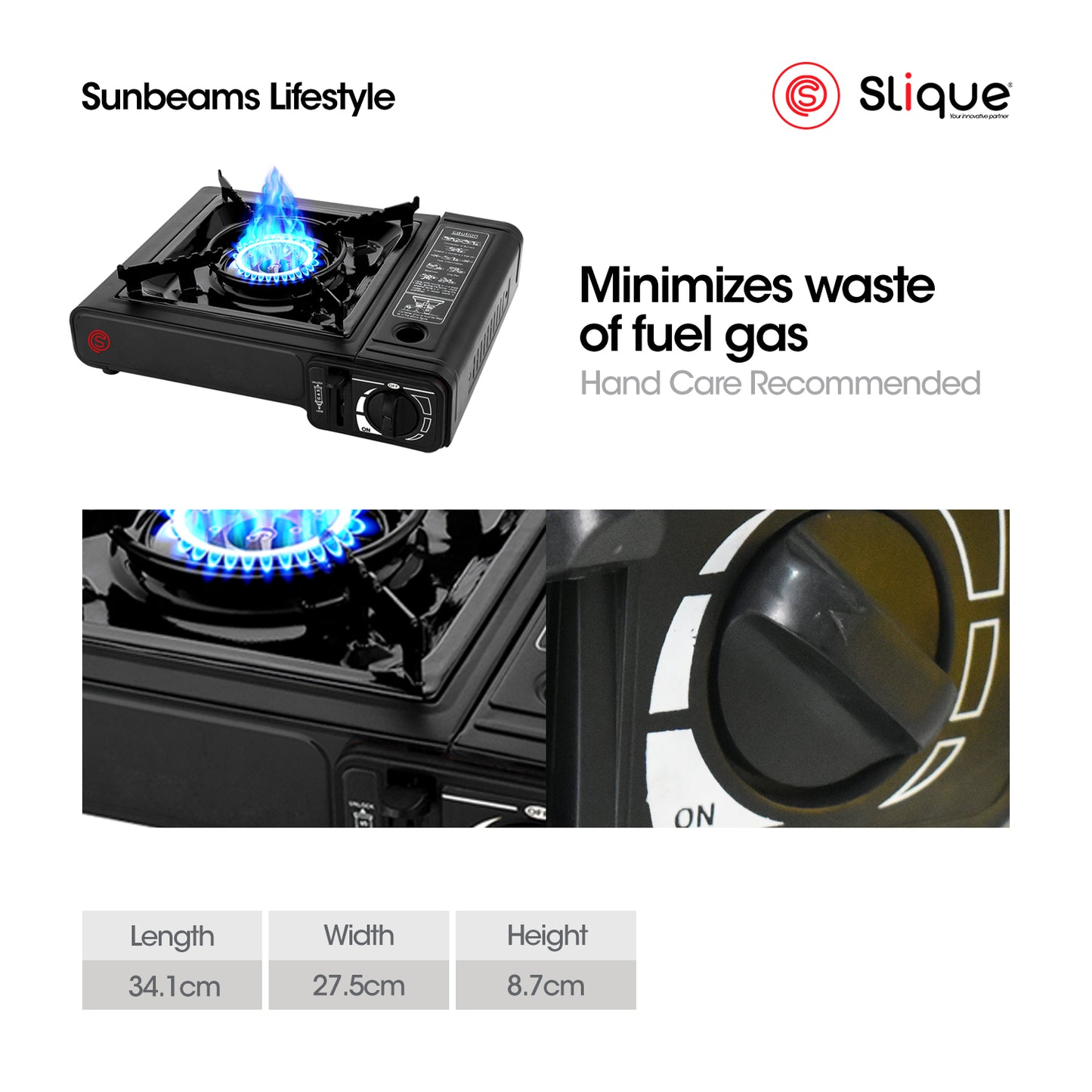 SLIQUE Butane Portable Gas Stove