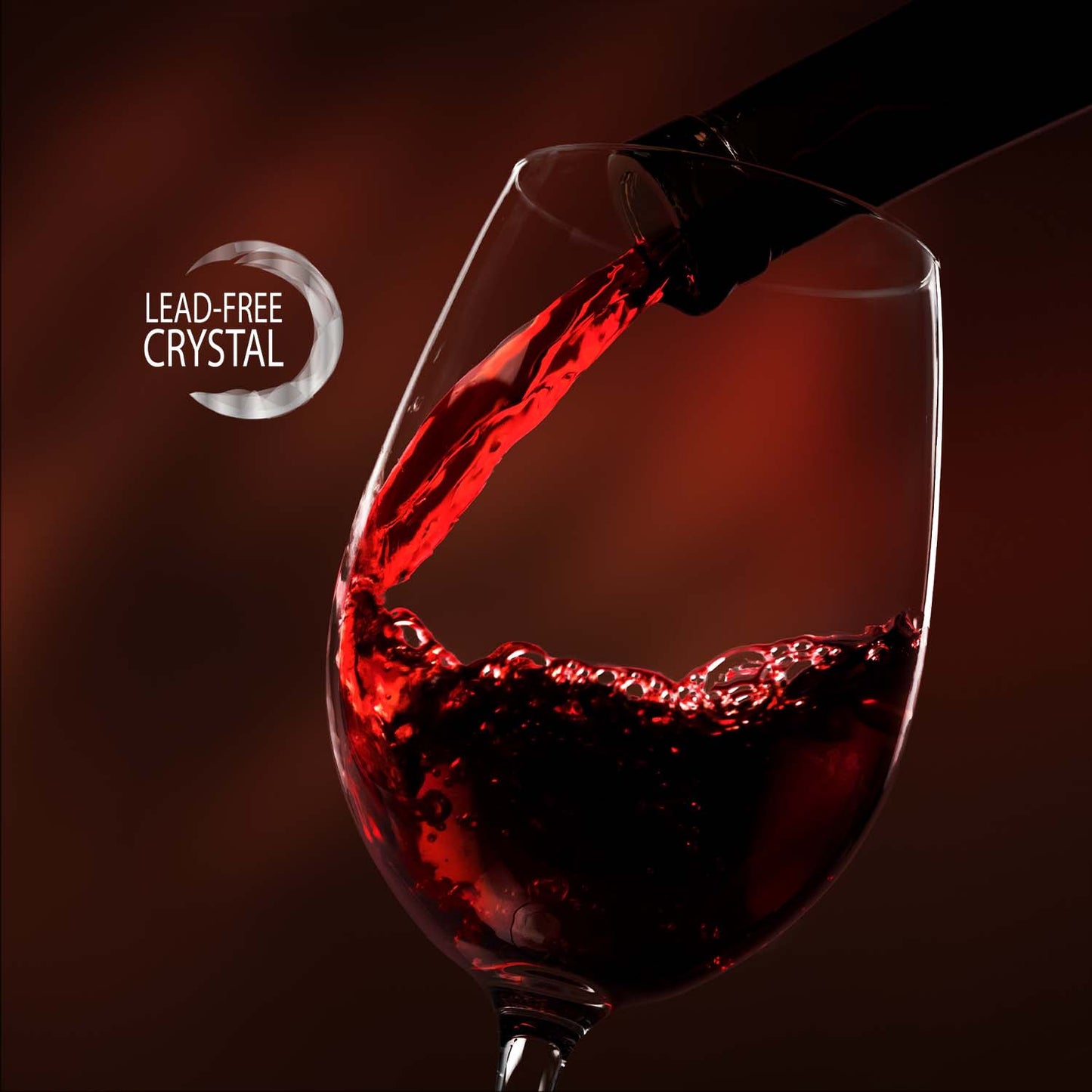 CRYSALIS Premium Crystal Stemware Red Wine Glass [Set of 2] Cocktail Glass 250ml