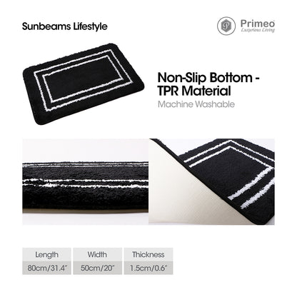 PRIMEO Premium Microfiber Bathroom Mat