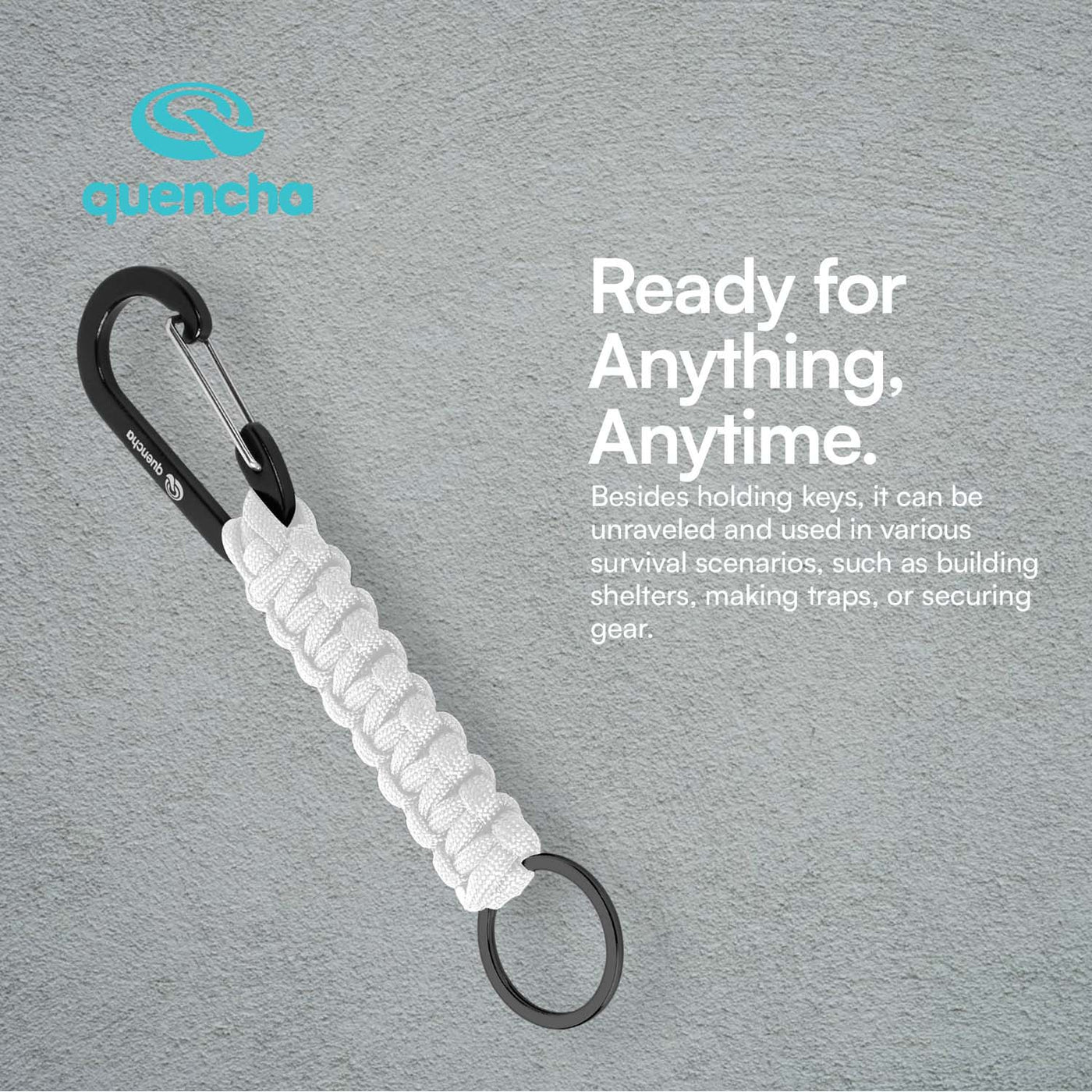 Quencha Paracord Keychain