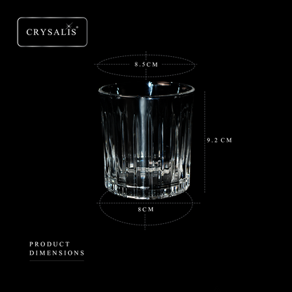 CRYSALIS Royalty Rock Glass 4pcs Set