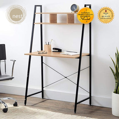 NEST DESIGN LAB 2 tier Working Desk w/ Shelf