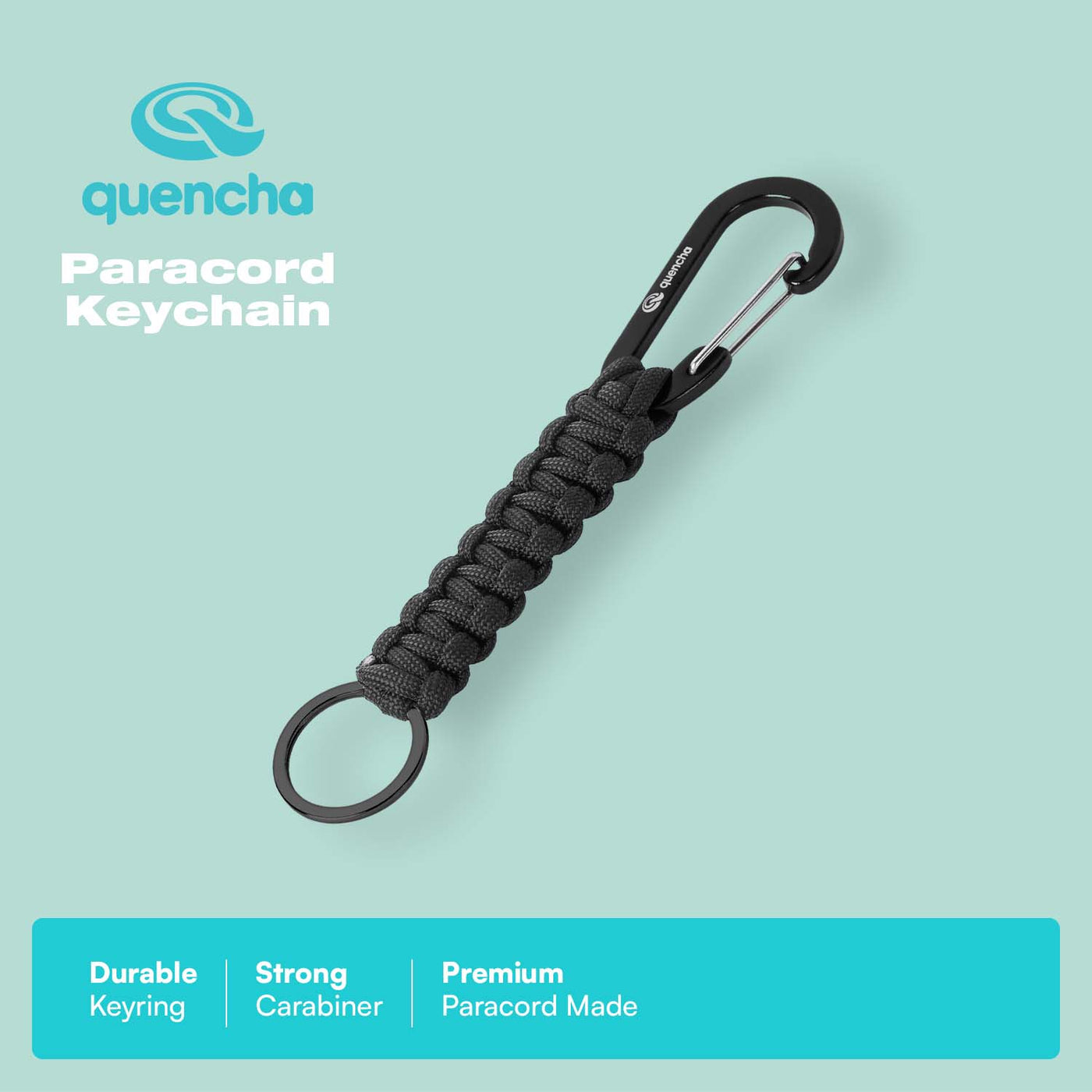 Quencha Paracord Keychain