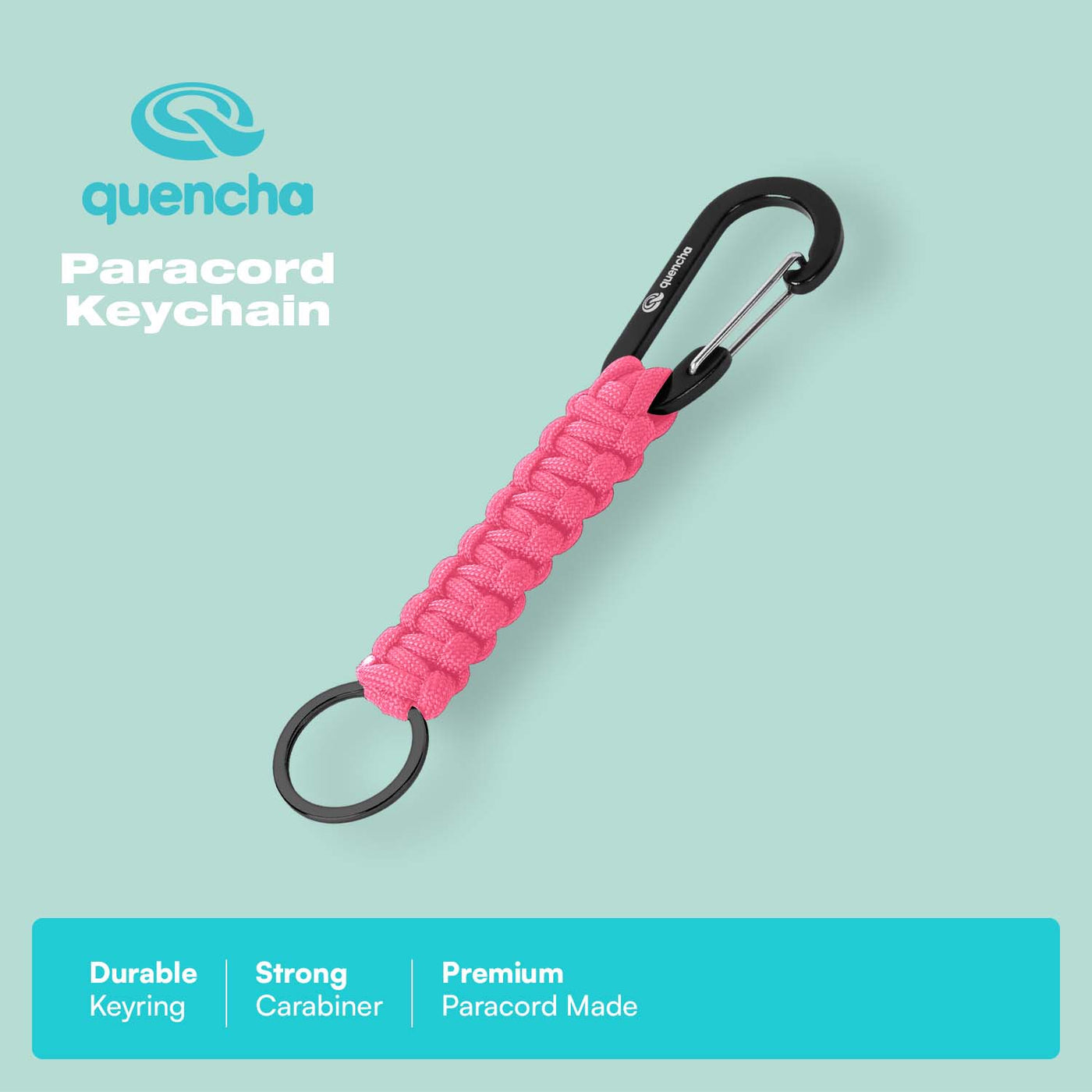 Quencha Paracord Keychain